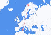 Flights from Annaba, Algeria to Kiruna, Sweden