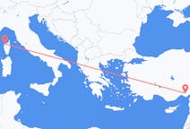 Flyreiser fra Calvi, Haute-Corse, Frankrike til Adana, Tyrkia