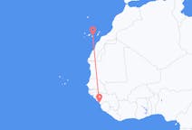 Flights from Conakry to Las Palmas