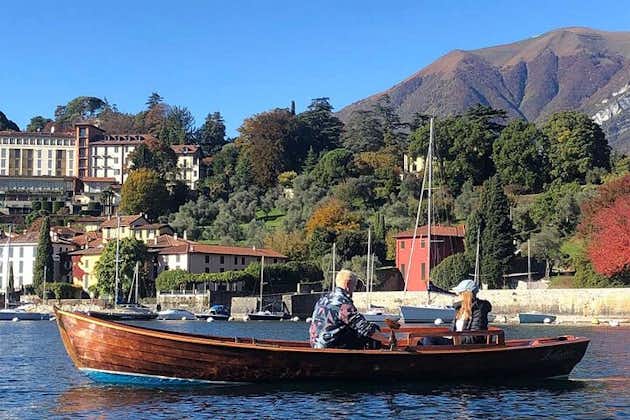 Bellagio roeiervaring met een vintage houten boot
