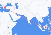 Flyg från Banjarmasin, Indonesien till Mykonos, Grekland