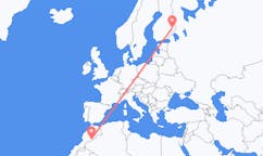 Flights from Zagora to Joensuu