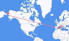 Flyreiser fra Nome, USA til Pantelleria, Italia