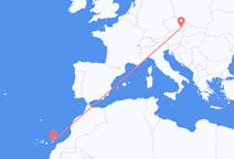 Flyrejser fra Ajuy, Spanien til Brno, Spanien