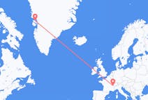 Flyreiser fra Genève, Sveits til Qaarsut, Grønland