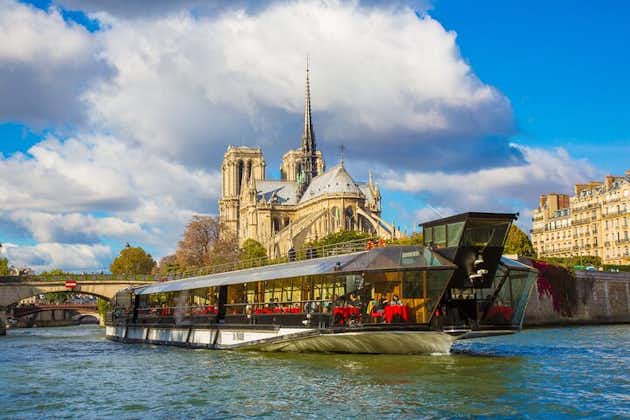 8 timer - Eiffeltårnet og Seine-flodkrydstogt med shopping i landsbyen la Vallee