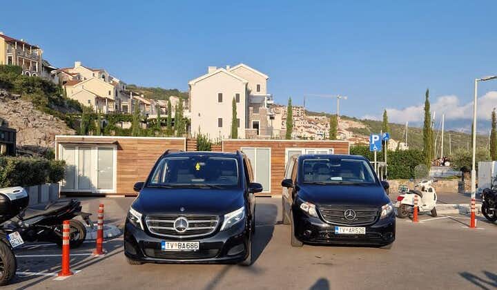 Private Transfer from Kumbor, Baosici or Bijela to Tivat airport
