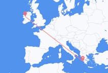 Flights from Zakynthos Island, Greece to Knock, County Mayo, Ireland