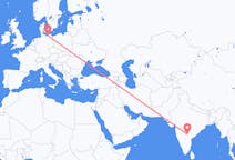Flyrejser fra Hyderabad (Pakistan), Indien til Rostock, Tyskland