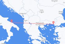 出发地 意大利出发地 巴里目的地 希腊亞歷山德魯波利斯的航班