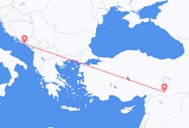 出发地 克罗地亚杜布罗夫尼克目的地 土耳其尚勒乌尔法的航班