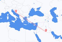 Flyreiser fra Rafha, til Split