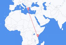 Flyg från Zanzibar, Tanzania till Kythera, Grekland