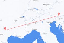 Flights from Rodez, France to Klagenfurt, Austria