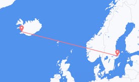 เที่ยวบิน จาก สวีเดน ไปยัง ไอซ์แลนด์
