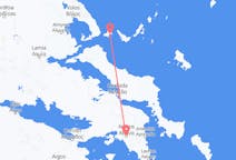 Flyreiser fra Athen, til Skiathos