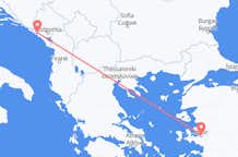 Flights from Izmir to Tivat