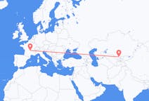 Flyreiser fra Tsjimkent, Kasakhstan til Clermont-Ferrand, Frankrike