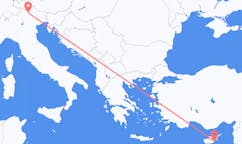 Flights from Bolzano to Larnaca
