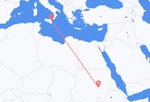 Flights from Khartoum, Sudan to Catania, Italy