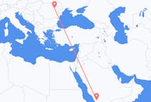 Flyrejser fra Abha, Saudi-Arabien til Bacau, Rumænien