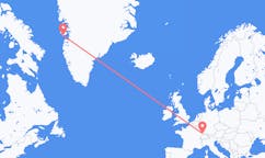 Fly fra Basel til Qeqertarsuaq