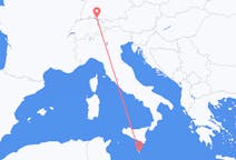 Flyrejser fra Valletta, Malta til Friedrichshafen, Tyskland