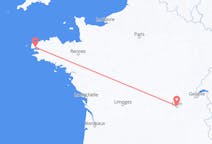 Flyrejser fra Brest, Frankrig til Lyon, Frankrig