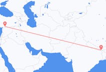 Flyg från Bhadrapur, Mechi, Nepal till Gaziantep, Turkiet