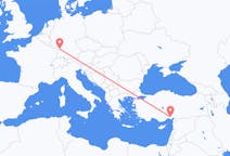 Loty z miasta Adana do miasta Karlsruhe