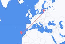 Flights from Palanga, Lithuania to Santa Cruz de La Palma, Spain