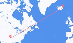 Flüge von Oklahoma City, die Vereinigten Staaten nach Egilsstaðir, Island