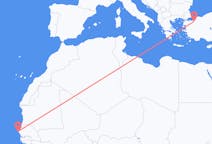 Flights from Dakar, Senegal to Bursa, Turkey