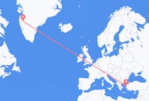 Flights from Kangerlussuaq to Mytilene