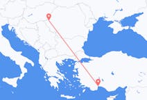 出发地 罗马尼亚出发地 阿拉德目的地 土耳其安塔利亚的航班