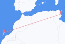 出发地 突尼斯出发地 莫纳斯提尔目的地 西班牙兰萨罗特岛的航班