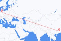 Flyreiser fra Ganzhou, Kina til Hannover, Tyskland