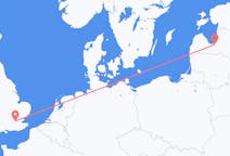 Flyreiser fra London, England til Riga, Latvia