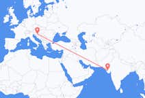 印度出发地 坎德拉飞往印度目的地 萨格勒布的航班
