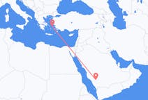 Flights from Bisha, Saudi Arabia to Icaria, Greece