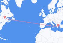 Flyg från Saguenay, Kanada till Aten, Kanada