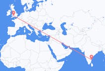 Flights from Chennai, India to Bristol, England