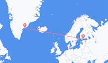 Flyrejser fra Tasiilaq til Helsinki
