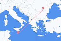Vluchten van Boekarest, Roemenië naar Malta, Malta