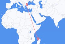 出发地 马达加斯加马哈赞加目的地 土耳其埃德雷米特的航班