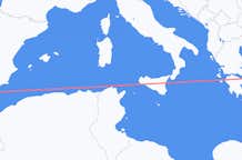 Flyreiser fra Almeria, Spania til Athen, Hellas