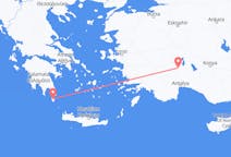 Flights from Isparta, Turkey to Kythira, Greece