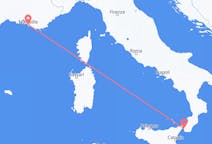 Flyreiser fra Reggio di Calabria, Italia til Marseille, Frankrike