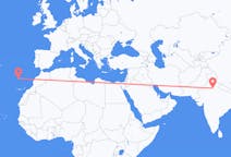 Flyrejser fra New Delhi, Indien til Funchal, Portugal