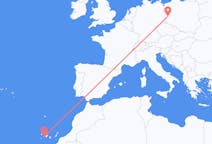 Flights from San Sebastián de La Gomera, Spain to Zielona Góra, Poland